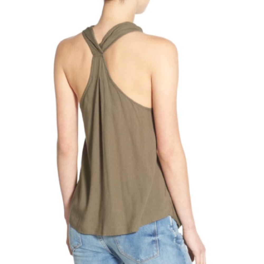 Blank NYC | 'Please be Quiet' Drape Front Tank